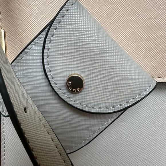 Dune London Two-Tone Satchel Bag Top Handle - Picture 8 of 14